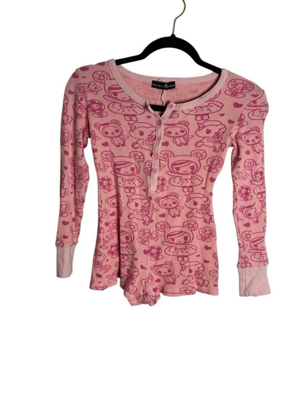 Dolls Kill x Tokidoki Donutella Thermal Romper Size XS